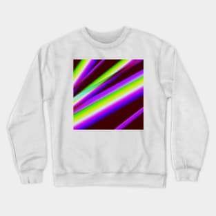 GREEN PURPLE BLACK ABSTRACT TEXTURE Crewneck Sweatshirt